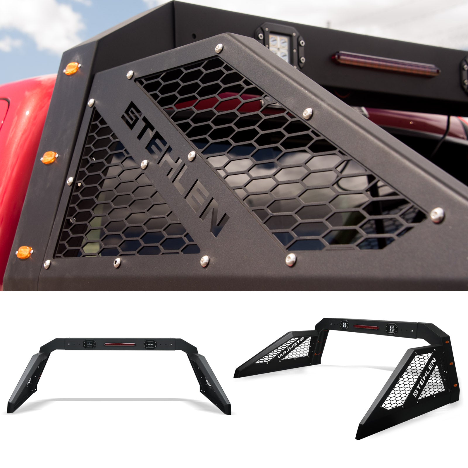 Universal Truck Bed Roll Bar With Side Rails, Third Philippines